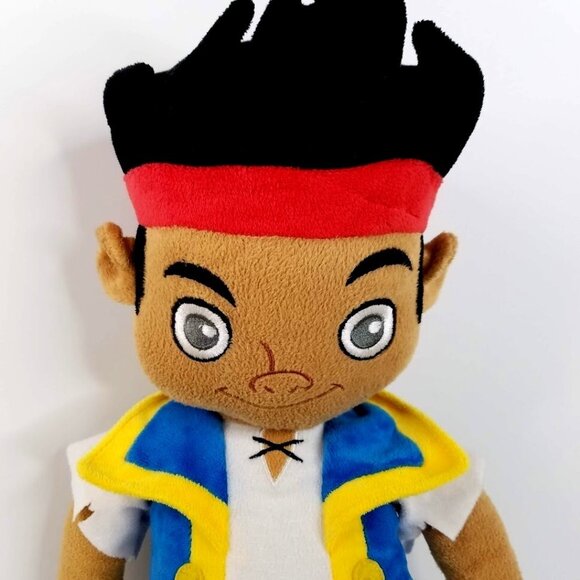 Disney Plush Jake The Neverland Pirates 20" No Sword Stuffed Doll Toy Cartoon - Picture 2 of 6